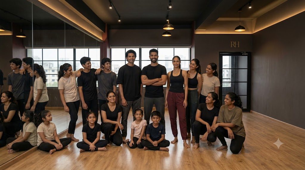 Dance academy group portrait
